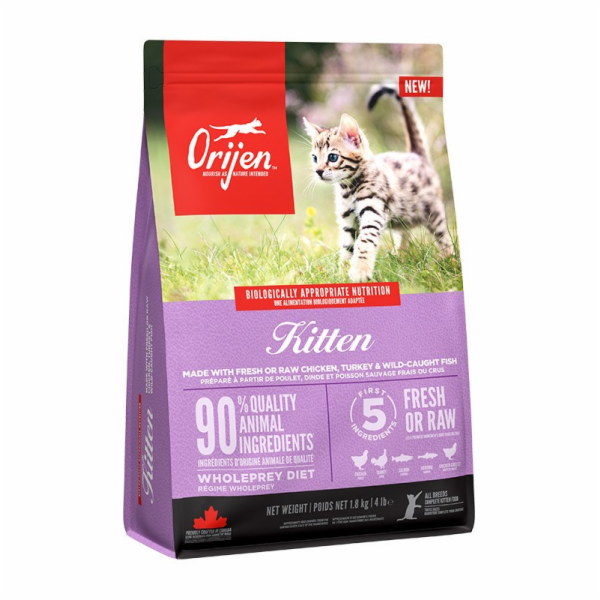 ORIJEN Kitten - Suché krmivo pro kočky - 1,8 kg