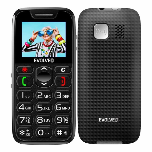 EVOLVEO EasyPhone, mobilní telefon pro seniory s nabíjecí...