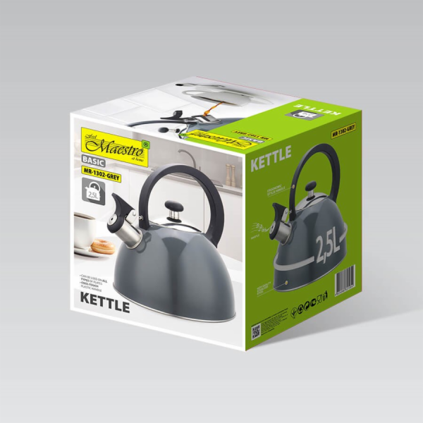 Maestro MR-1302-GREY konvice 2,5 l Šedá