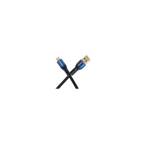 PREMIUMCORD Kabel USB-C na USB 2.0, Nabíjecí, 5A, 1m