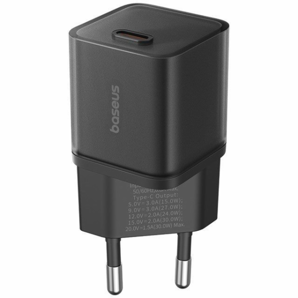 Baseus GAN5S P10162504113-00 Síťová nabíječka PD 30W černá