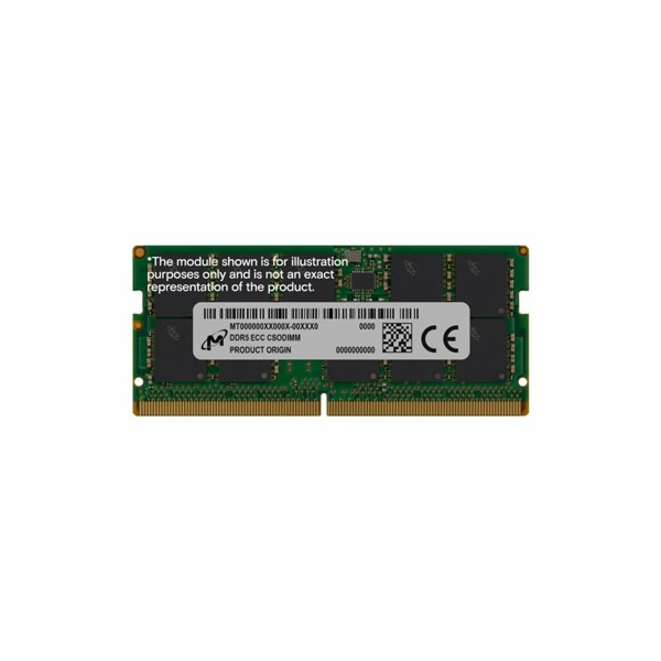 Micron - DDR5 - modul - 16 GB - SO-DIMM 262 pinů - 3200 M...