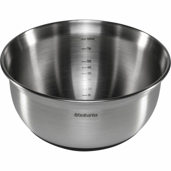 Brabantia mísa 1L matná ocel str./cerná ( d17 cm)