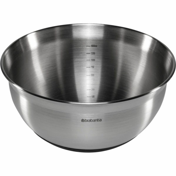 Brabantia mísa 1.6 L matná ocel str./cerná ( d22 cm)