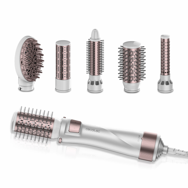 Horkovzdušný kartáč Cecotec, 3446, CeramicCare, 5v1, 3 te...