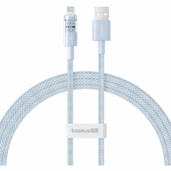 Baseus Gem Rychlonabíjecí kabel USB na IP 2,4A 1 m Modrá