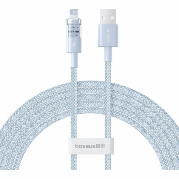 Baseus Gem Rychlonabíjecí kabel USB na IP 2,4A 2 m Modrá