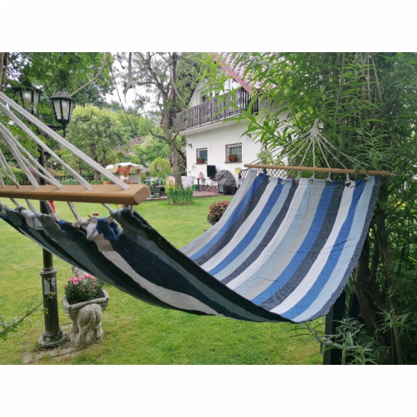 Greenmill HOUPACÍ SÍŤ S PŘÍČNOU TYČÍ 200 cm x 100 cm JLH004