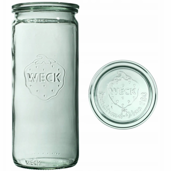 sklenice+víč.1590ml (d100)WECK Zylinder-1ks