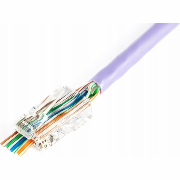 Digitus Průchozí zástrčka RJ45 (8P8C), kat. 5e, nestíněná...