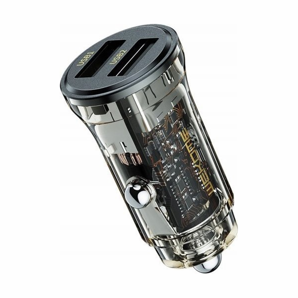 WEKOME Nabíječka do auta 2 x USB-A rychlé nabíjení 15W če...