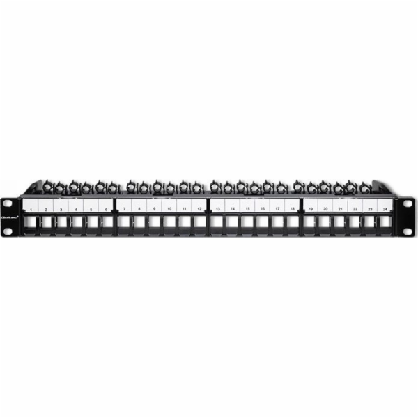 Qoltec Patch panel pro 19" RACK skříně | 24 portů | 1U | ...