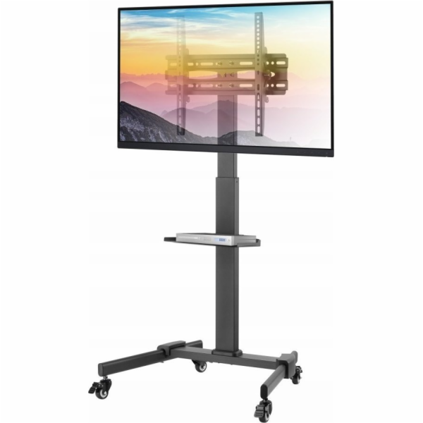 Techly Mobilní TV stojan 32-55 palců, 35 kg, AV police
