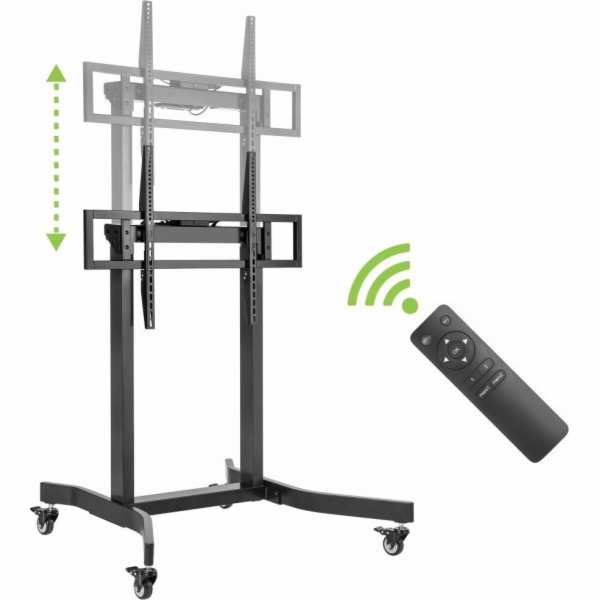 Techly Mobilní stojan 55-100 palců 120 kg elektrický