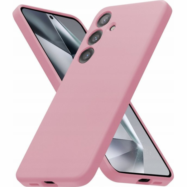CRONG Barevný kryt Samsung Galaxy S24 růžový