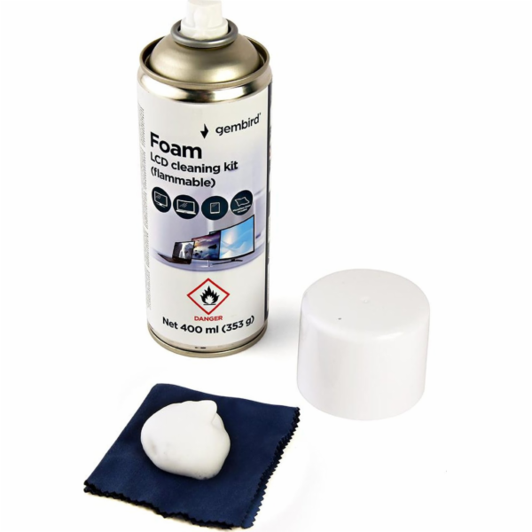 Gembird LCD čisticí pěna 400 ml