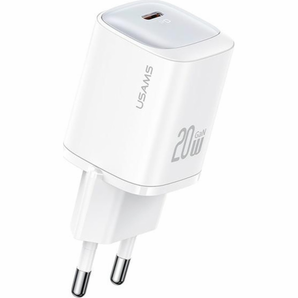 USAMS 20W GaN USB-C rychlé nabíjení CC248 nástěnná nabíje...