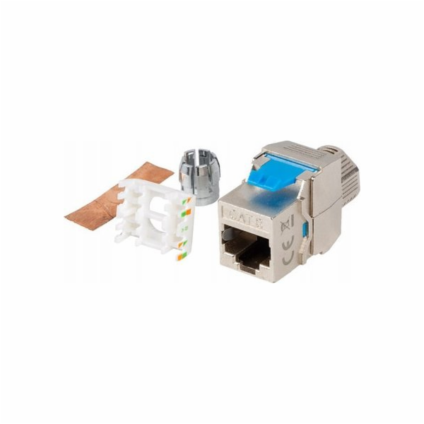 Lanberg Keystone modul beznástrojová zásuvka rj45 cat.8.1...