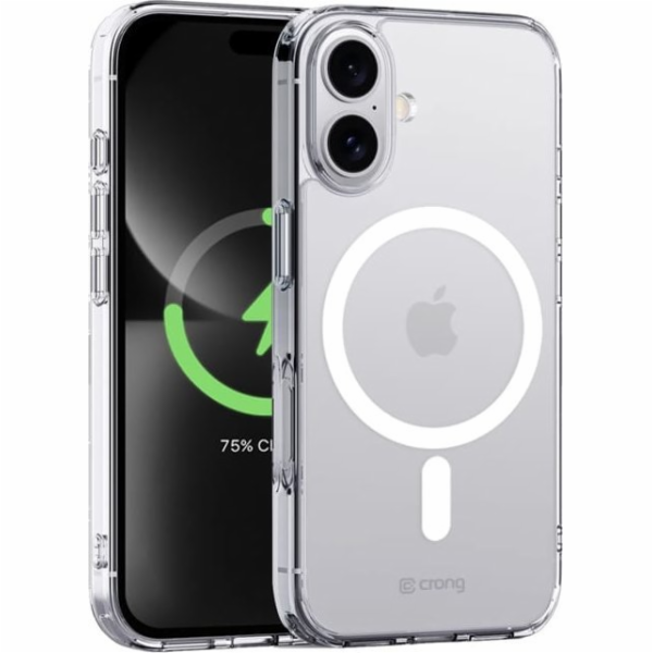 CRONG Průhledný kryt MAG iPhone 16 Plus MagSafe Case (prů...