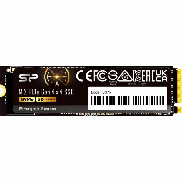 Silicon Power SSD US75 2TB M.2 PCIe Gen4x4 NVMe 1.4 7000/...