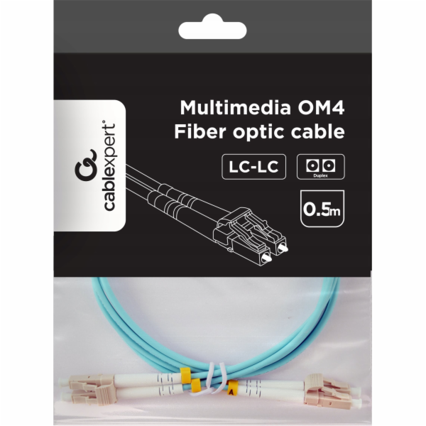Gembird Multimode duplexní optický kabel OM4 50/125, LC/L...