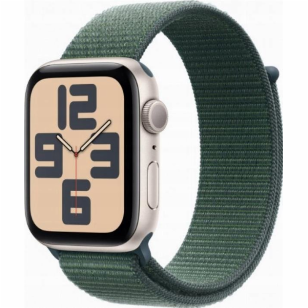 Apple Watch SE GPS, 44mm hliníkové pouzdro Moonlight se s...