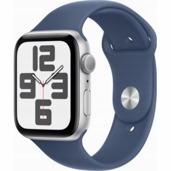 Apple Watch SE GPS, 44mm stříbrné hliníkové pouzdro s dží...