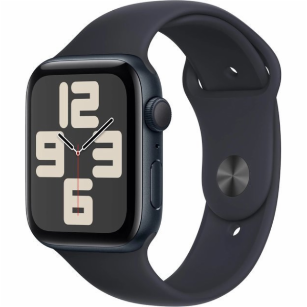 Apple Watch SE GPS, 44mm půlnoční hliníkové pouzdro s půl...