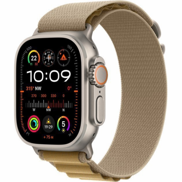 Apple Watch Ultra 2 GPS + Cellular, 49mm přírodní titanov...