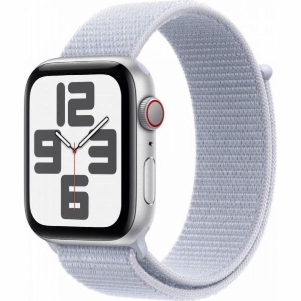 Apple Watch SE GPS + Cellular, 44mm stříbrné hliníkové po...