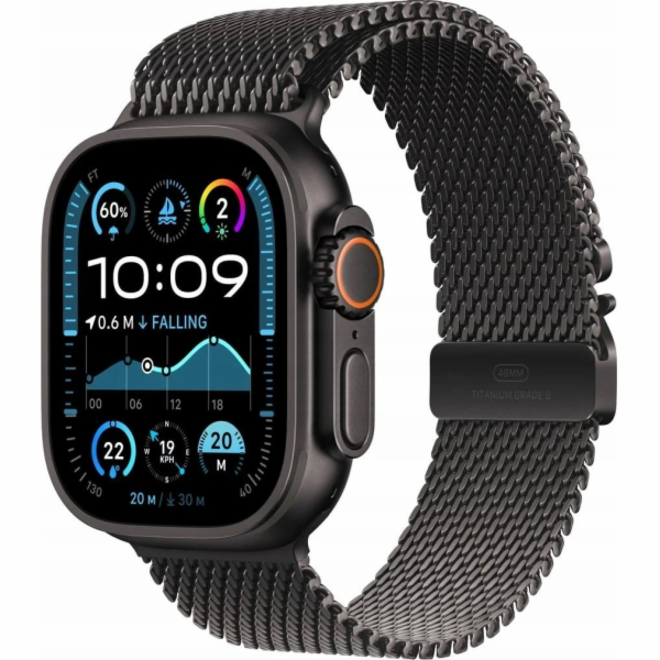 Apple Watch Ultra 2 GPS + Cellular, 49mm černé titanové p...