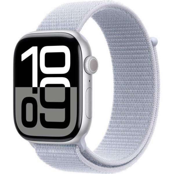 Apple Watch Series 10 GPS + Cellular, 42mm stříbrné hliní...