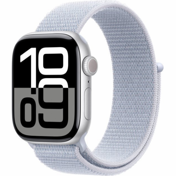 Apple Watch GPS Series 10, 46mm stříbrné hliníkové pouzdr...