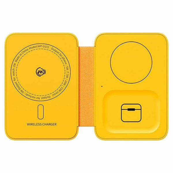 WEKOME Bezdrátová nabíječka 3 v 1 s MagSafe pro iPhone, A...