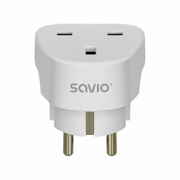 Savio Cestovní adaptér, UK zásuvka, EU zástrčka AP-02