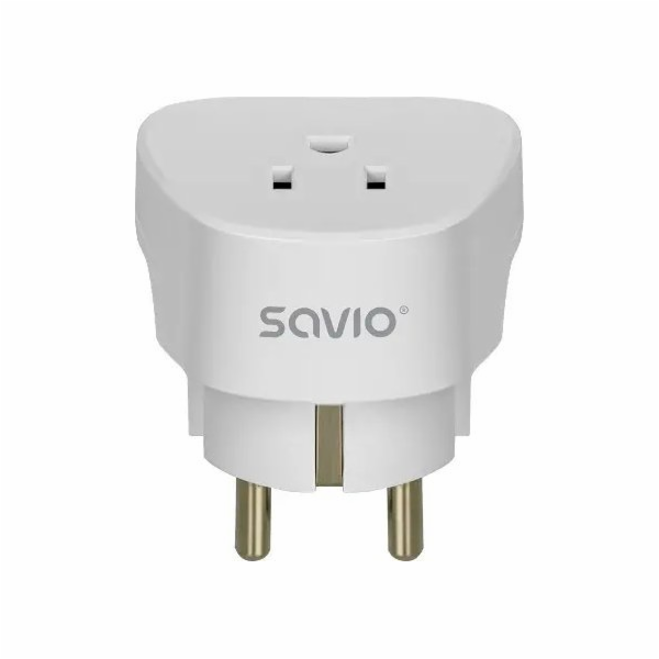 Savio Cestovní adaptér, US zásuvka, EU zástrčka AP-01