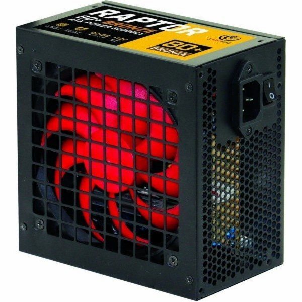 Rebeltec ATX RAPTOR 500W napájecí zdroj, BRONZE 80+, Sing...