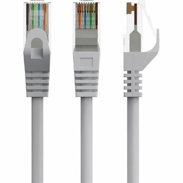Gembird Propojovací kabel kat.6 měděný UTP 5m šedý
