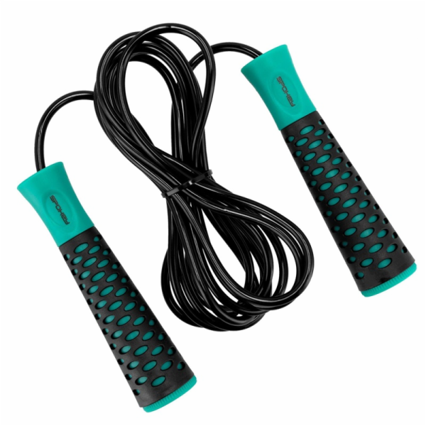 Švihadlo Spokey Candy Rope 943631, černo/zelené