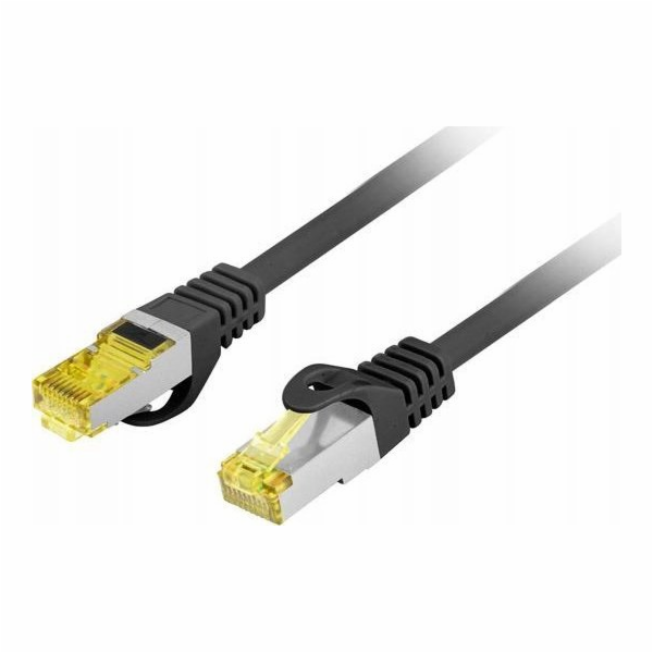 Lanberg Patchcord kat.6 S/FTP 5M černý PCF6A-10CU-0500-BK