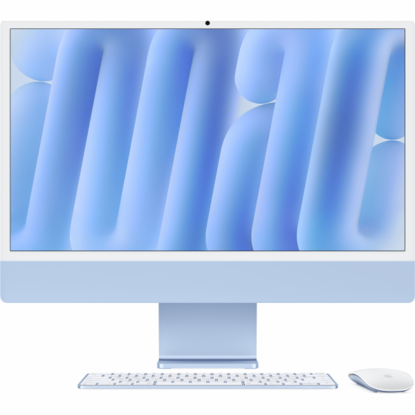 Apple iMac 24palcový: M4 10/10, 16 GB, 256 GB SSD – modrý