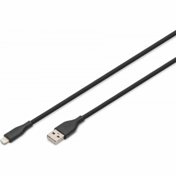 Digitus Silikonový USB-A - Lightning napájecí kabel, USB ...