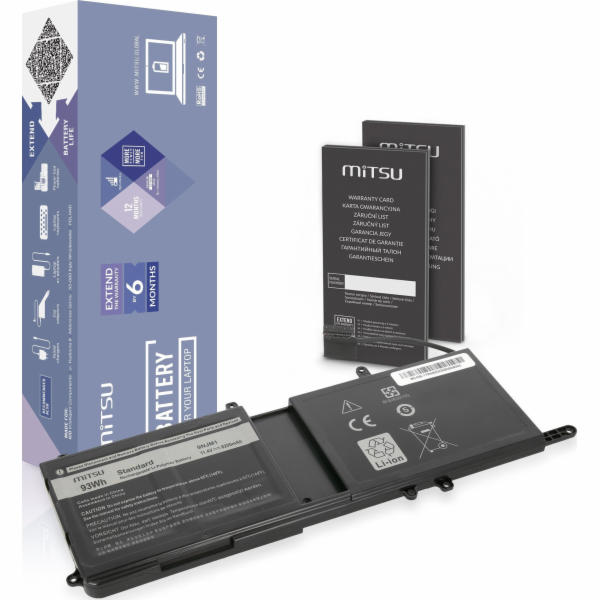 Mitsu Baterie 9NJM1 pro Dell Alienware 15 R3 15 R4 17 R5 ...