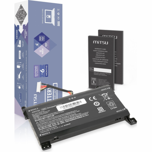Mitsu Baterie FM08 TPN-Q195 pro HP Omen 17-AN 16 PIN 4400...