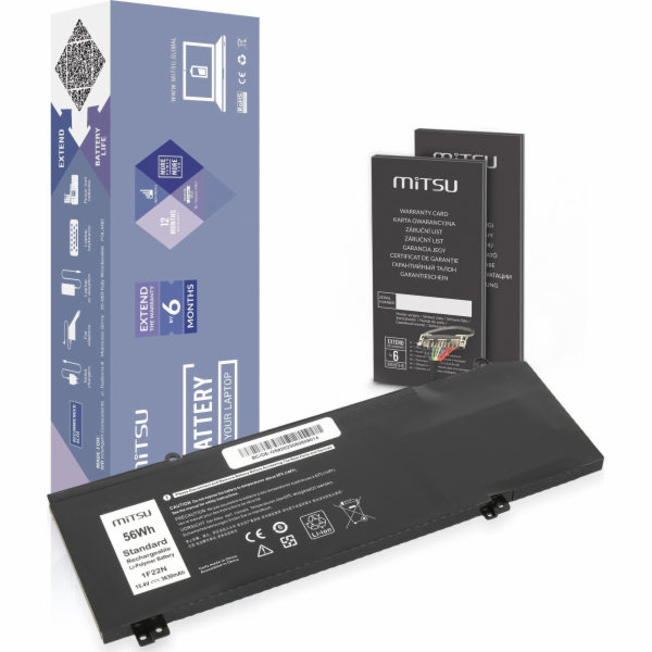 Mitsu Baterie 1F22N pro Dell G5 G7 15 Alienware M15 M17 3...