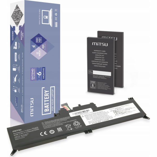 Mitsu Baterie 00HW027 01AV434 pro Lenovo ThinkPad Yoga 26...