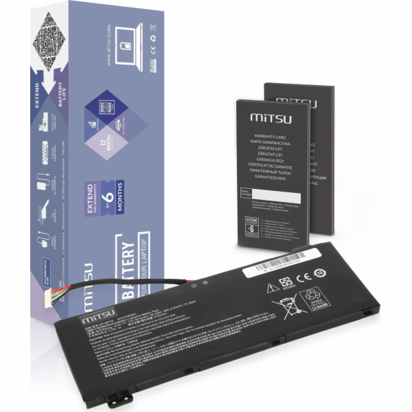 Mitsu Baterie AP18E7M pro Acer AN515-54 AN517-51 3815 mAh...