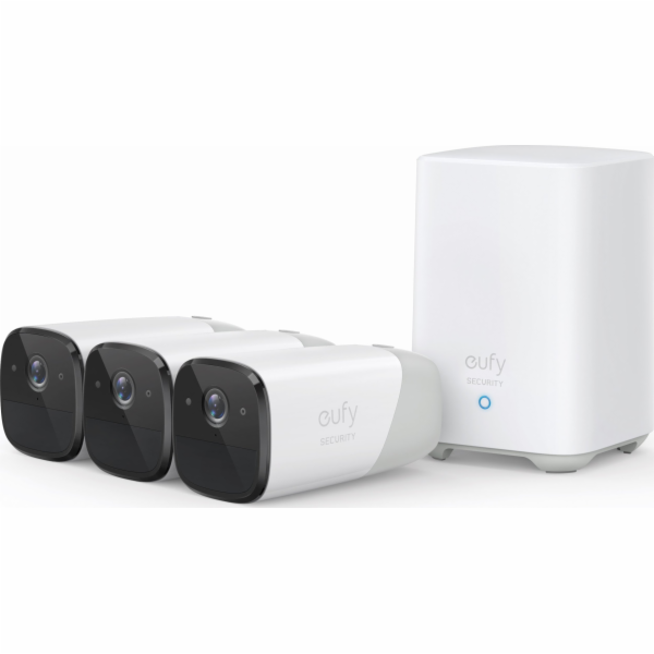 Anker Sada kamer Eufy Cam 2 Pro 3+1 - EU/ES/FR/ES bílá/šedá