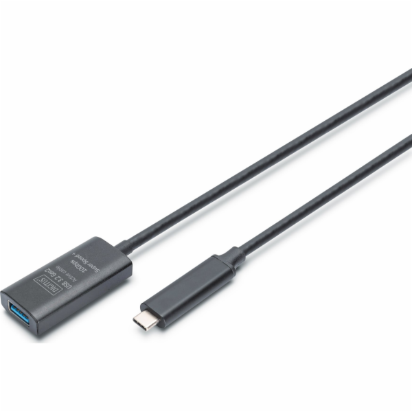 Digitus Aktivní USB-C – prodlužovací kabel USB-A, USB 3.2...