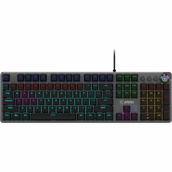 MSI Americká klávesnice Forge GK310 Red